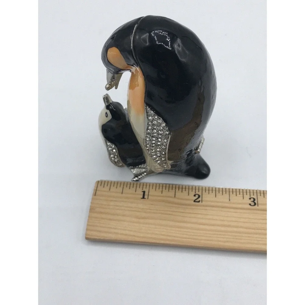 Emperor Penguin & Baby Trinket Box‎